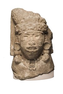 Głowa Xilonen, Bogini Młodej Kukurydzy, Tenochtitlan, Meksyk, 1450/1500
