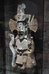 Kadzidło w postaci boga Tlaloca, Tlahuac, późny okres postklasyczny, ok. 1500 autorstwa Aztec
