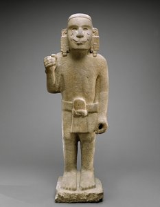 Standard-Bearer, Late Post Classic, 1200-1521 (kamień wulkaniczny)