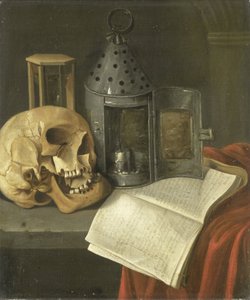 Martwa natura Vanitas autorstwa B. Schaak