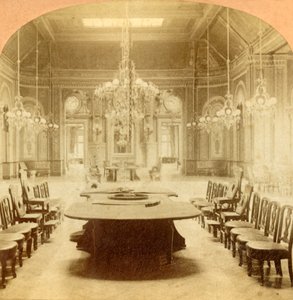 Główna sala w Gambling House w Monte Carlo, 1897. autorstwa B. W. Kilburn