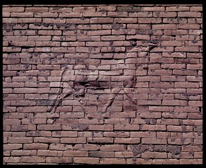 Detal byka, płaskorzeźba bramy Isztar, 580 pne autorstwa Babylonian