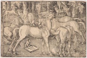 Grupa Siedmiu Koni, 1534. autorstwa Baldung