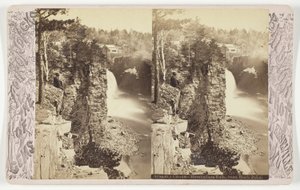 Ausable Chasm - Birmingham Falls, z Block Point autorstwa Baldwin Photo
