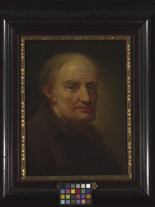 Głowa starca (olej na desce) autorstwa Balthasar Denner