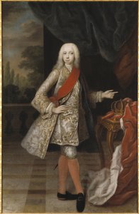 Pierre III (tsarde Russie) - Portret cara Piotra III Rosji (1728-1762), autorstwa Dennera, Balthasara (1685-1749). Olej na płótnie. Wymiar: 184x118 cm. Muzeum Narodowe w Sztokholmie