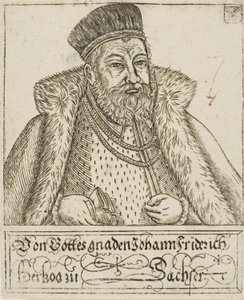 Johann Friedrich, z książąt i elektorów saskich autorstwa Balthasar Jenichen
