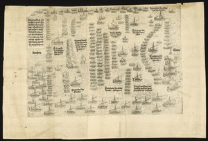 Bitwa pod Lepanto 7 października 1571, 1571 autorstwa Balthasar Jenichen