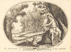 Św. Jan Chrzciciel autorstwa Balthasar Moncornet