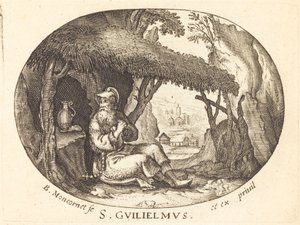 Św. Wilhelm Pustelnik autorstwa Balthasar Moncornet