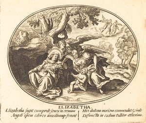 Lot św. Elżbiety z Dzieciątkiem św. Jan autorstwa Balthasar Moncornet