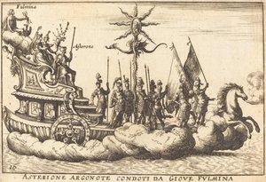 Argonote Asterion prowadzony przez Jupitera Fulminates