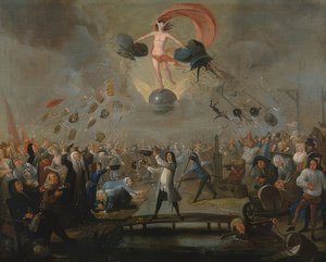 Alegoria losu. Około 1730