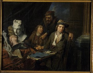 Pracownia Plastyczna, 1703 autorstwa Balthasar van den Bossche