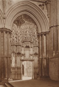 Kaplica biskupa Alcocka z Reho-Choir, katedra Ely autorstwa Balthasar van der Ast