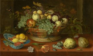 Martwa natura z koszem owoców, 1622