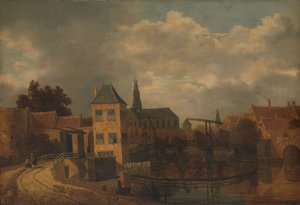 Widok na miasto Haarlem autorstwa Balthasar van der Veen