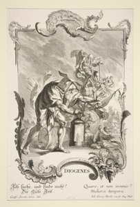 Diogenes autorstwa Balthazar Sigismond Setlezky