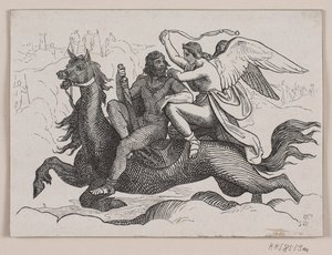 Ilustracja do filmu „Synowie Arngrima” autorstwa Balzer Dahl