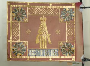 Sztandar Leib-Guard Pułku Preobrażenskiego, 1883 autorstwa Banners and Standards Flags