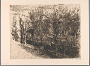 Widok z mojej pracowni (oryginalny tytuł na obiekcie) Panorama (tytuł na obiekcie)
