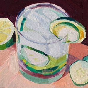 Gin z tonikiem, 2020 autorstwa Barbara Hoogeweegen