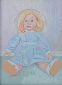 „Nieuniknione – amerykańska lalka”, 2014 autorstwa Barbara Hoogeweegen
