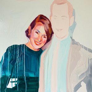 Nostalgia, 2021 (olej na płótnie poliestrowym) autorstwa Barbara Hoogeweegen