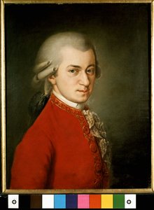 Portret Wolfganga Amadeusza Mozarta (1756-1791) - obraz Barbary Krafft