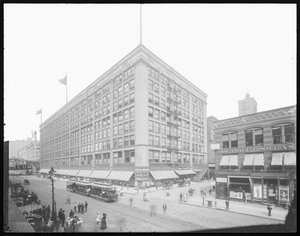 Siegel, budynek Cooper & Company, Chicago, Illinois, USA, ok. 1905 (zdjęcie czarno-białe) autorstwa Barnes and Crosby