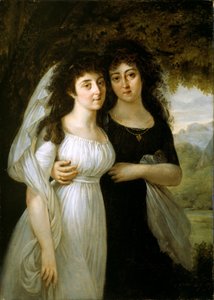 Portret Sióstr Maistre autorstwa Baron Antoine Jean Gros