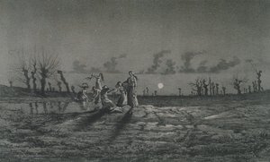 Lavandieres lub nocne pranie, ilustracja do Legendes Rustiques autorstwa George Sand (1804-76) 1858