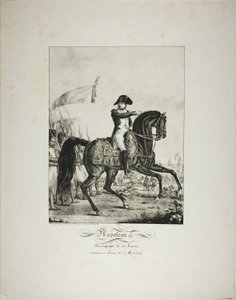 Napoleon w towarzystwie swoich Dobrych Ludzi wraca do Francji 1 marca 1815 r autorstwa Baron François Pascal Simon Gérard