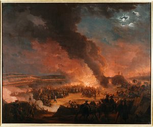 Napoleon I odwiedza biwaki w noc przed bitwą pod Austerlitz ... (obraz na płótnie)