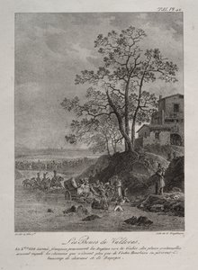 Kampania hiszpańska: Bagna Valderas, prowincja Leon autorstwa Baron Louis Albert Guillain Bacler d