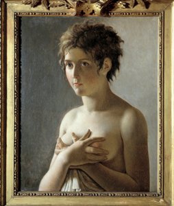 Portret dziewczyny w biuście - Obraz Pierre