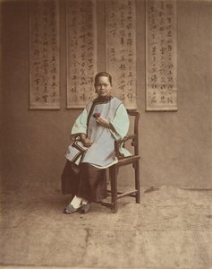 Dziewczyna z Szanghaju, 1870. autorstwa Baron Raimund von Stillfried