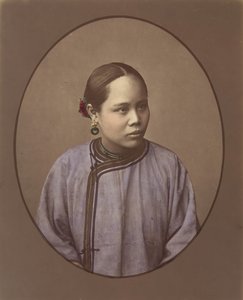 Dziewczyna z Szanghaju, 1870. autorstwa Baron Raimund von Stillfried