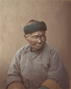 [Portret starej Chinki], lata 70. XIX wieku.