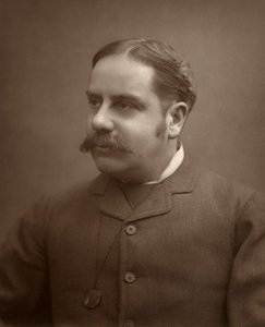 Alfred E Watson, brytyjski krytyk teatralny, 1886 autorstwa Barraud