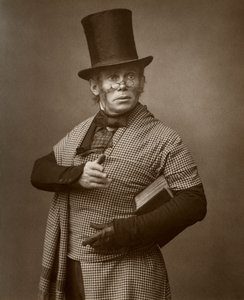 Brytyjski aktor Felix Morris w One Change, 1886.