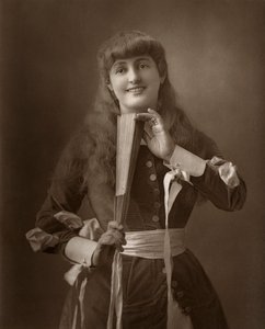 Brytyjska aktorka Alice Atherton w filmie Oliver Grumble, 1886