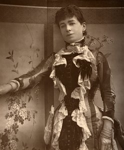 Brytyjska aktorka Lady Monckton w filmie Jim the Penman, 1886 r.