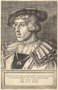Cesarz Ferdynand I, XVI wiek. autorstwa Barthel Beham