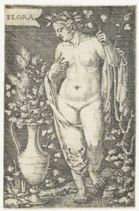 Flora (tytuł na obiekcie) autorstwa Barthel Beham