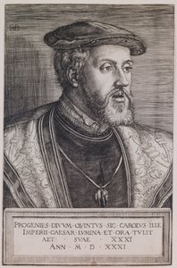 Portret Charlesa Quinta autorstwa Barthel Beham