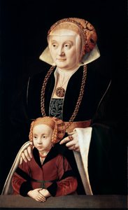 „Portret damy z córką”, c1530s-c1540s.
