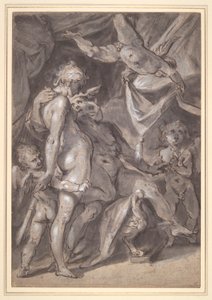Wenus i Merkury autorstwa Bartholomaeus Spranger