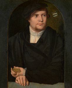 Portret mężczyzny (olej na desce)