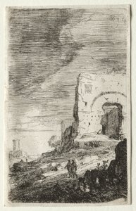 Łaźnie Karakalli autorstwa Bartholomeus Breenberg